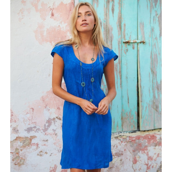 Blue Peacock Paris Linen Dress