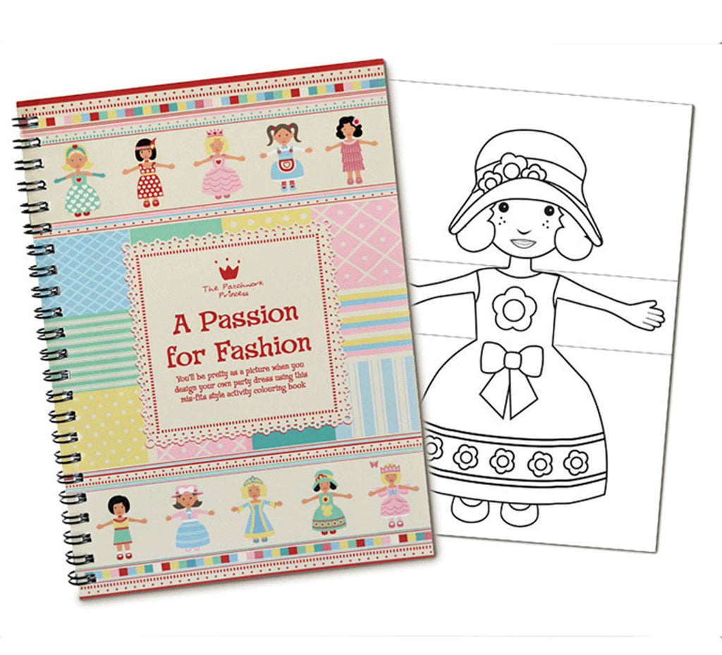 Passion for Fashion Colouring Book