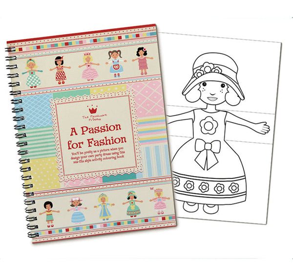 Passion for Fashion Colouring Book