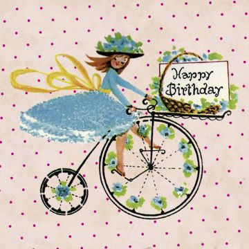 Penny Farthing Birthday Card