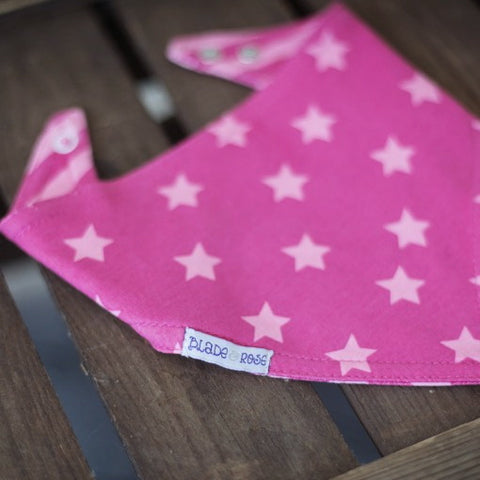 Pink Reversible Bandana Bib