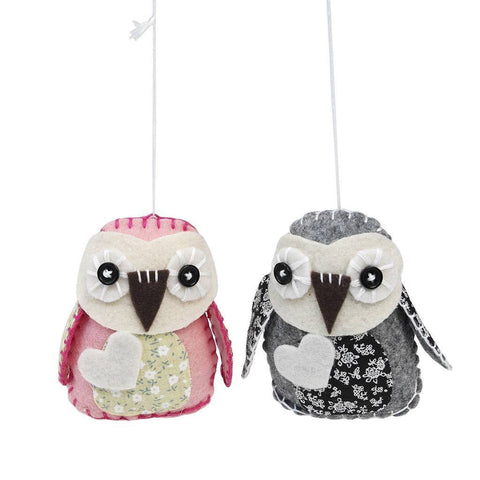 Make Your Own Feltcraft Pretty Owls Craft Kit