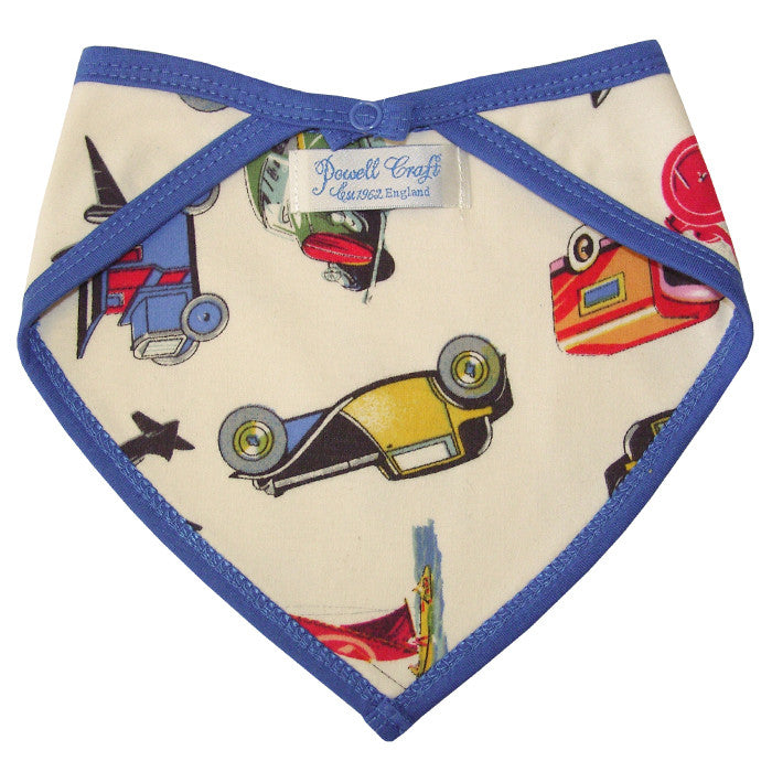 Vintage Transport Bandana Bib