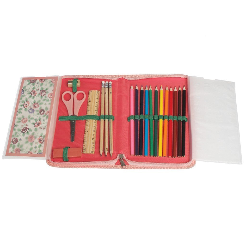 Rambling Rose School Drawing Set