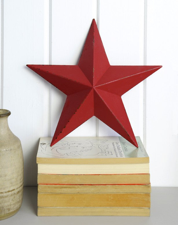 Antique Red Decorative Barnstar