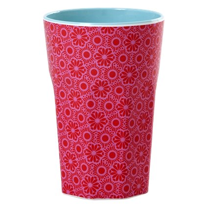 Red/Pink Melamine Latte Cup