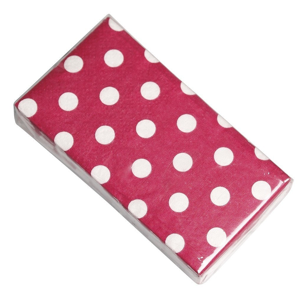 Pack of 12 Red Retrospot Tissues