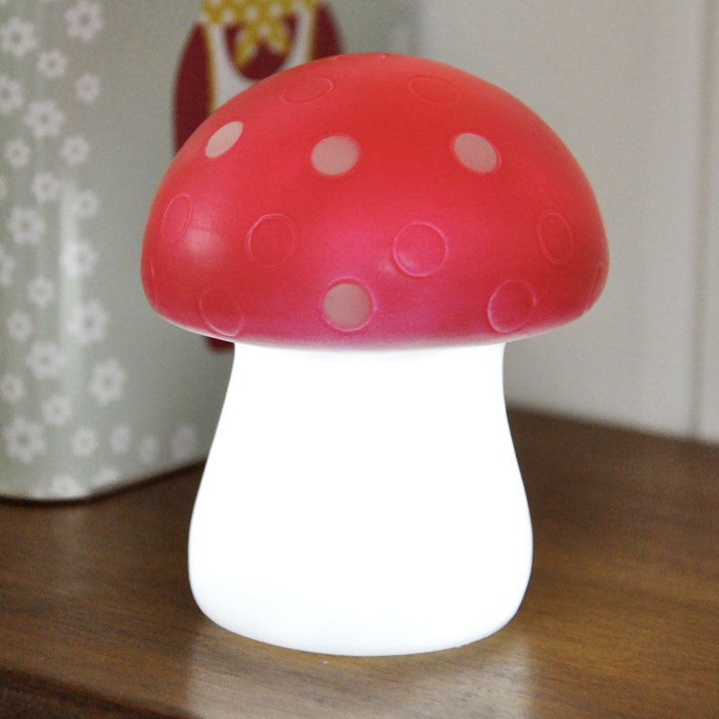 Red Toadstool Night Light