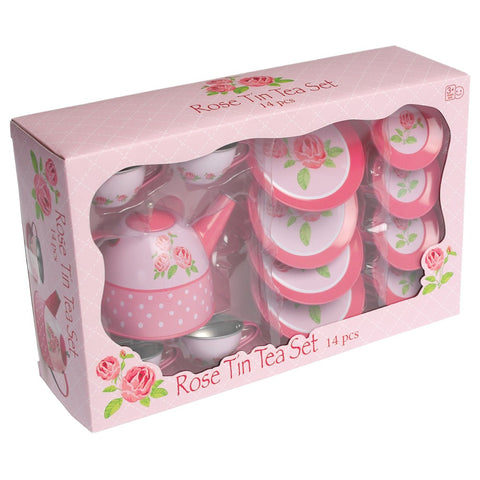 Rose Tin Tea Set