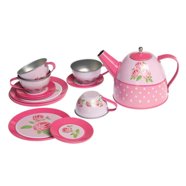 Rose Tin Tea Set