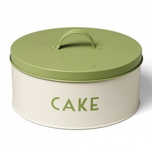Vintage Green Round Cake Tin