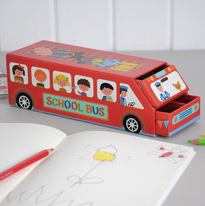 School Bus Pencil Box