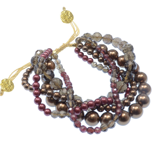 Semi-Precious Mixed Stone Bracelet