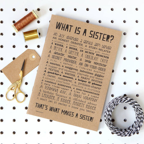 What is a Sister Poem Notebook