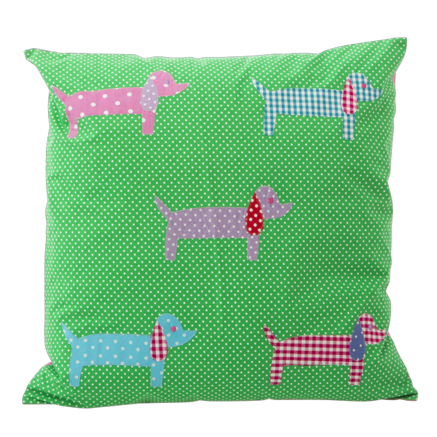 2 Dachshund Cushion Covers