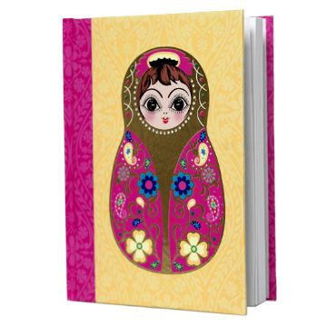 Small Yellow Babushka Notebook