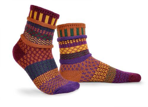 Fall Foliage Mismatched Knitted Socks