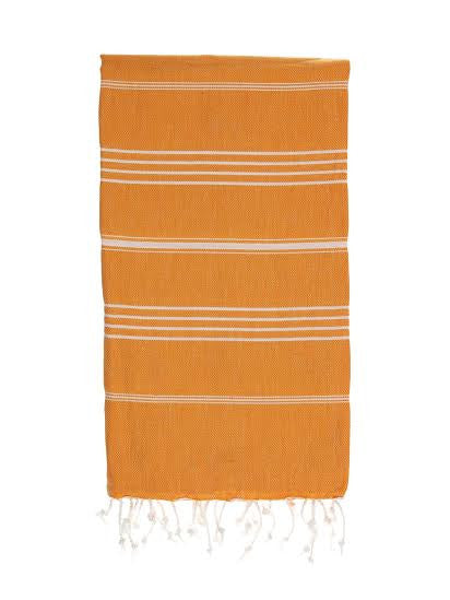 Tangerine Hammamas Cotton Towel/Wrap