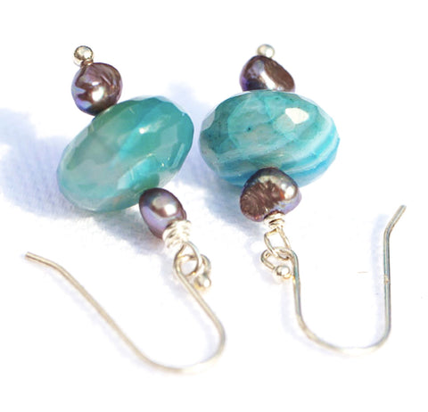 Sterling Silver Semi-Precious Earrings