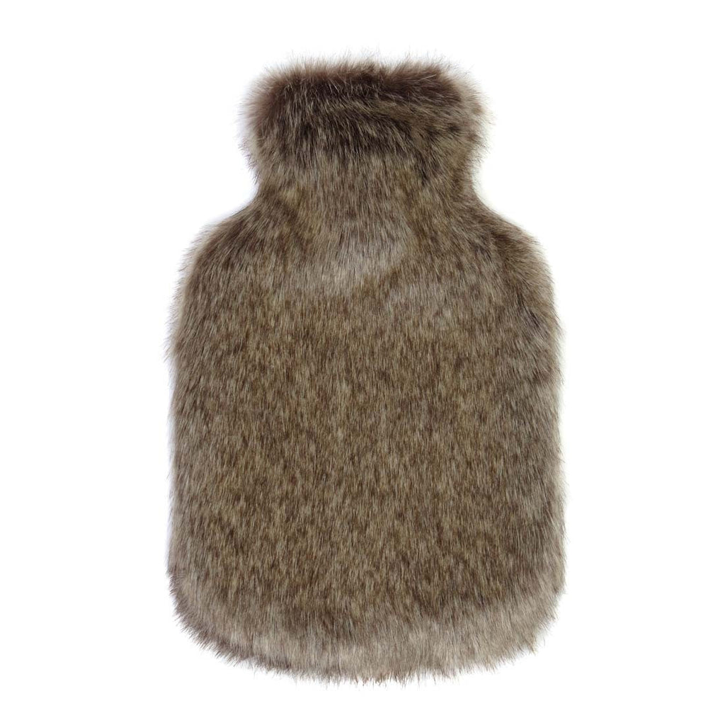 Truffle Faux Fur Hot Water Bottle