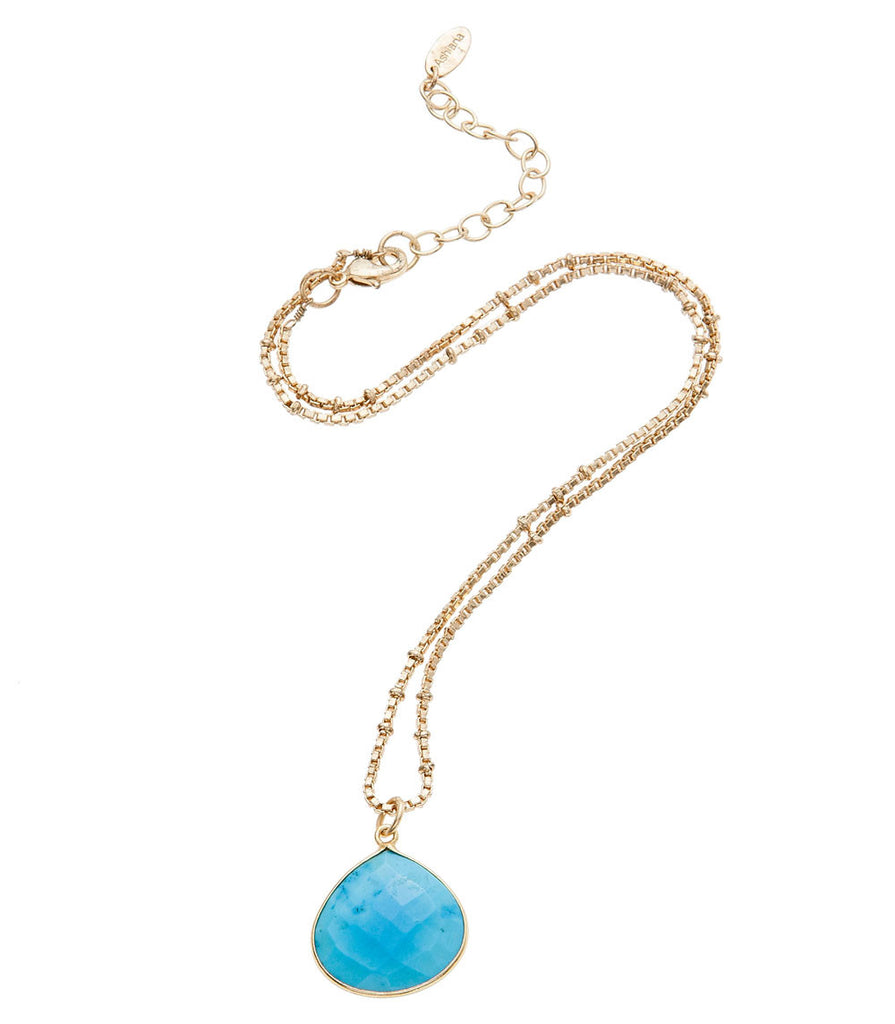 Turquoise Stone Necklace