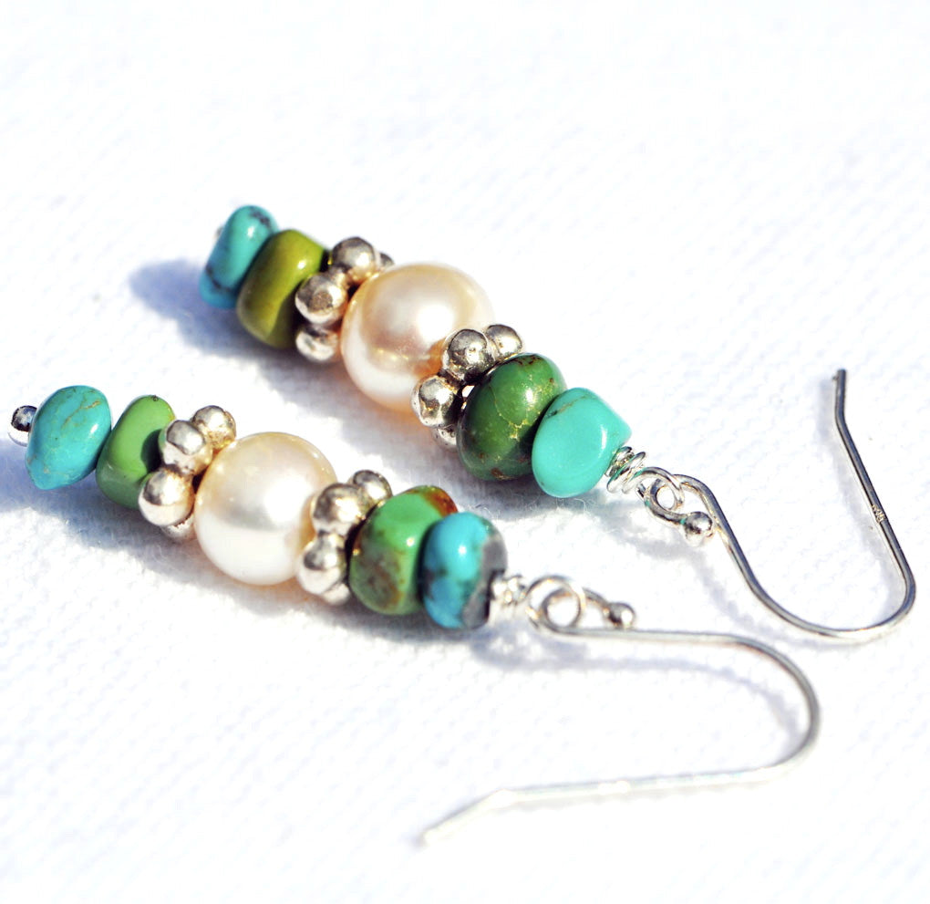 Sterling Silver Semi-Precious Earrings