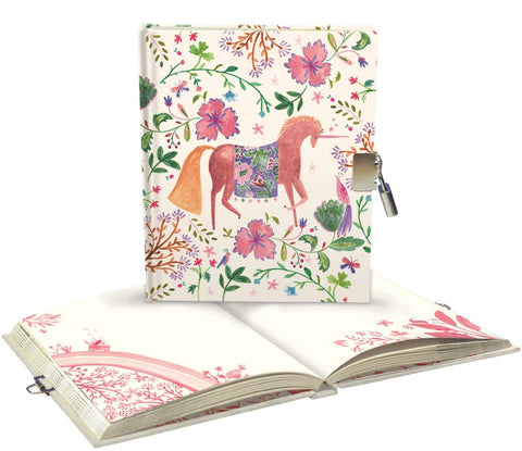 Magical Unicorn Lockable Notebook