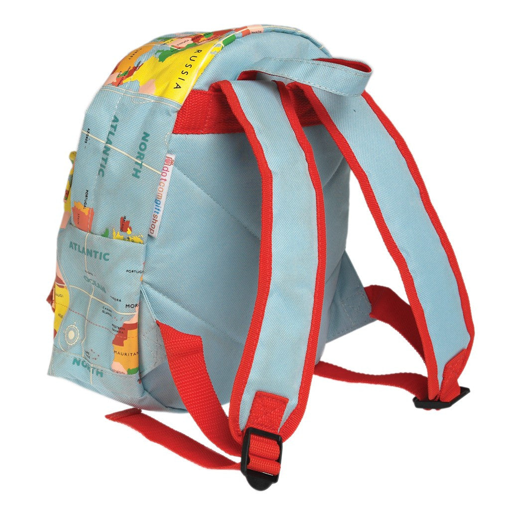 Vintage World Map Mini Backpack