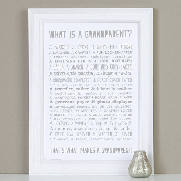 Grandparent Poem Print