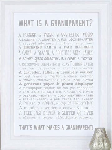 Grandparent Poem Print