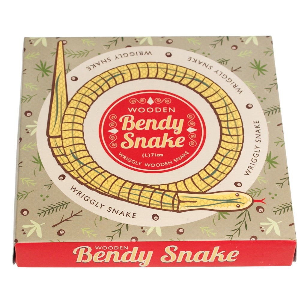 Wooden Bendy Snake Toy