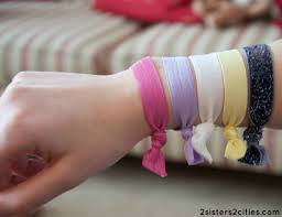 Hair & Wrist Bands (Celeste)