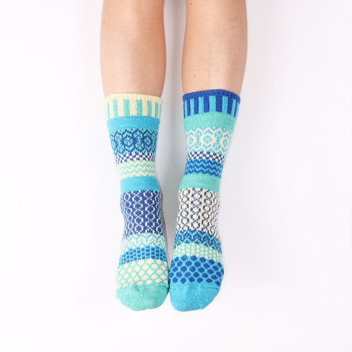 Mismatched Knitted Socks (Zephyr)