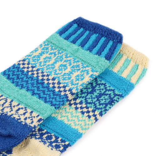 Mismatched Knitted Socks (Zephyr)