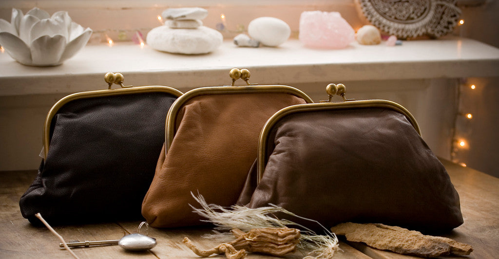 Large Leather Clutch Bags